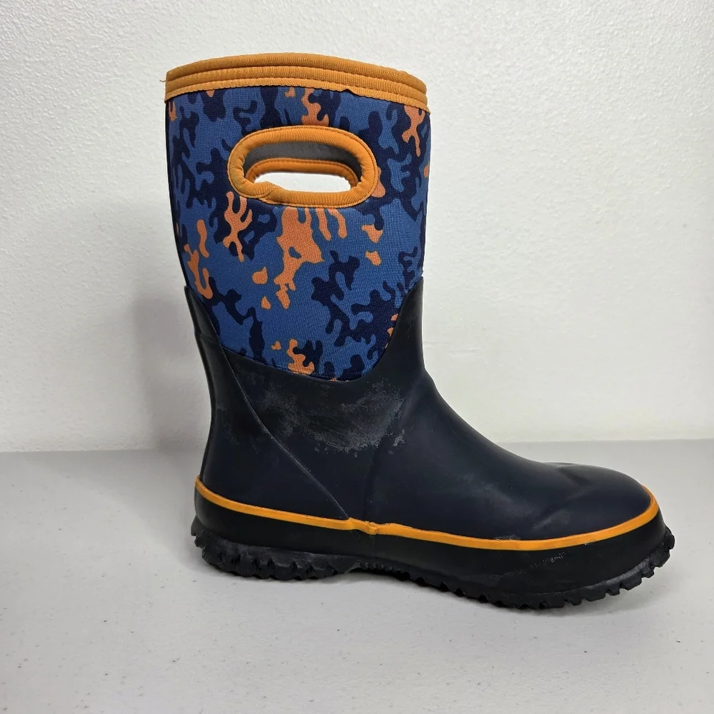 Bogs K GRASP NEO CAMO Camouflage Rain Snow Boots Waterproof